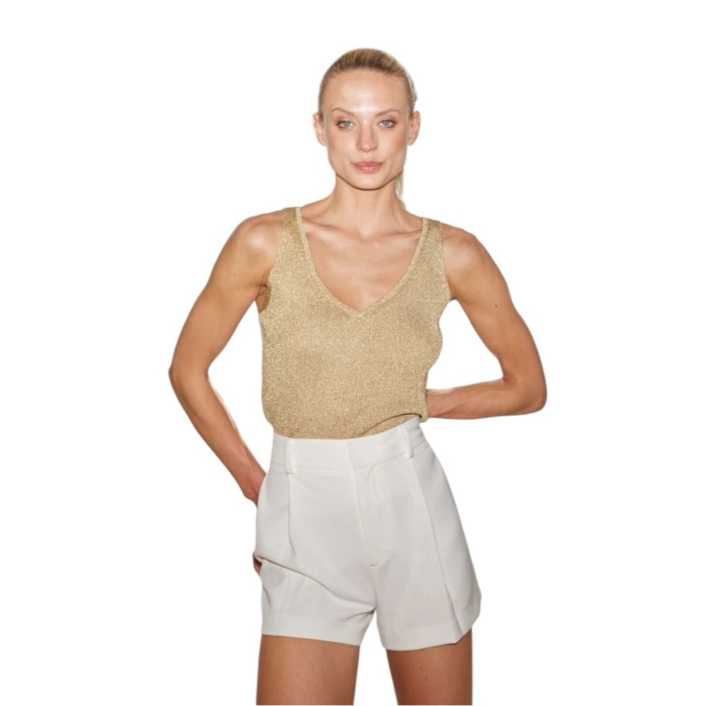 NWT  GENERATION LOVE SENA CREPE SHORTS WHITE SZ‎ 12